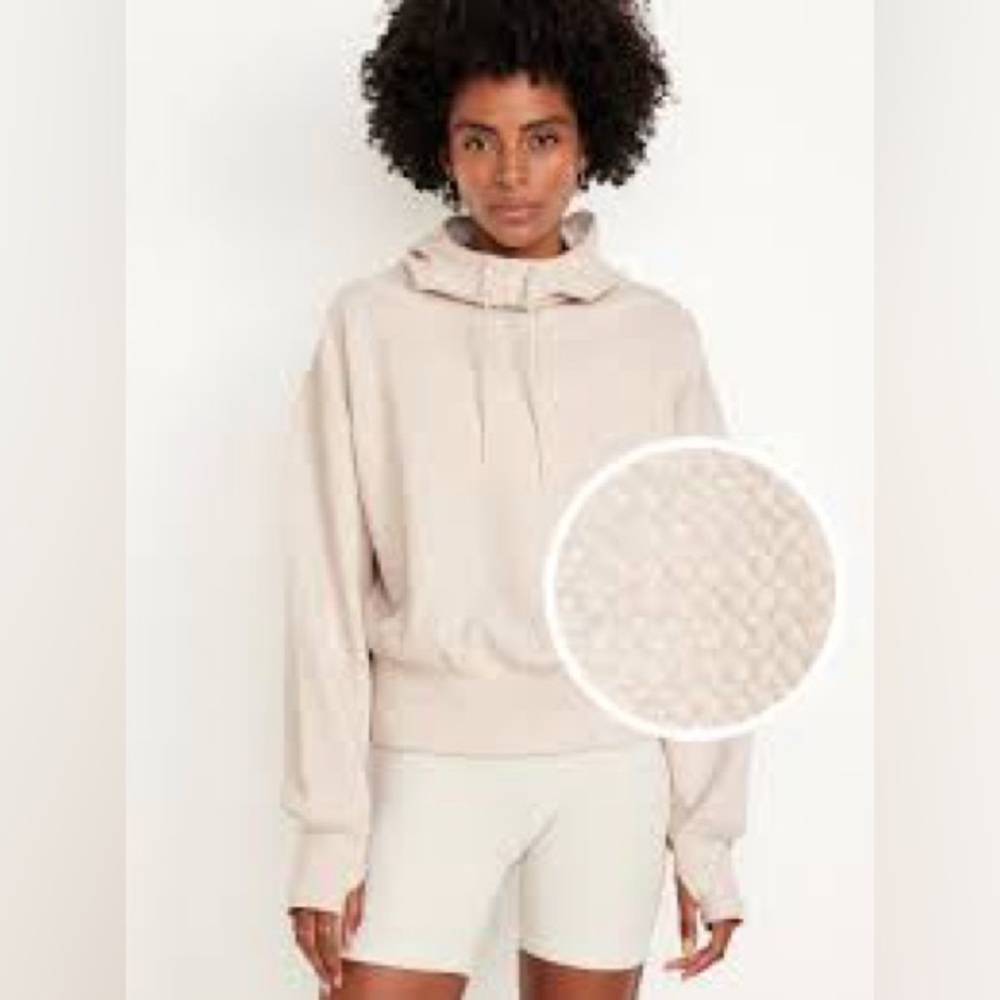 Old Navy dynamic fleece textured hoodie, small